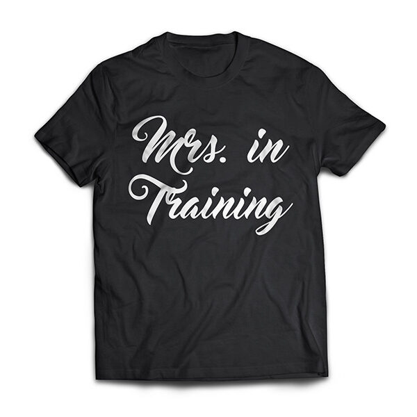 mrs. in training t-shirt